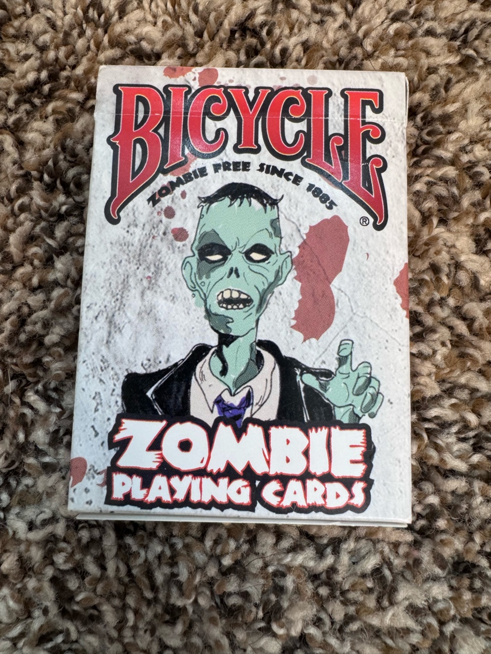 Zombie Playing Cards Deck, 52 Fun Tips of Surviving Zombie Attack, Halloween